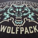 PRiDEorDiE wolfpack v3 T-Shirt -black